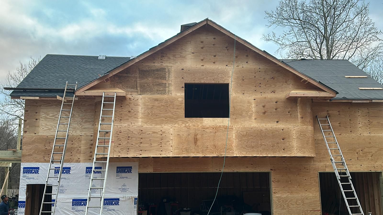 Home addition construction process